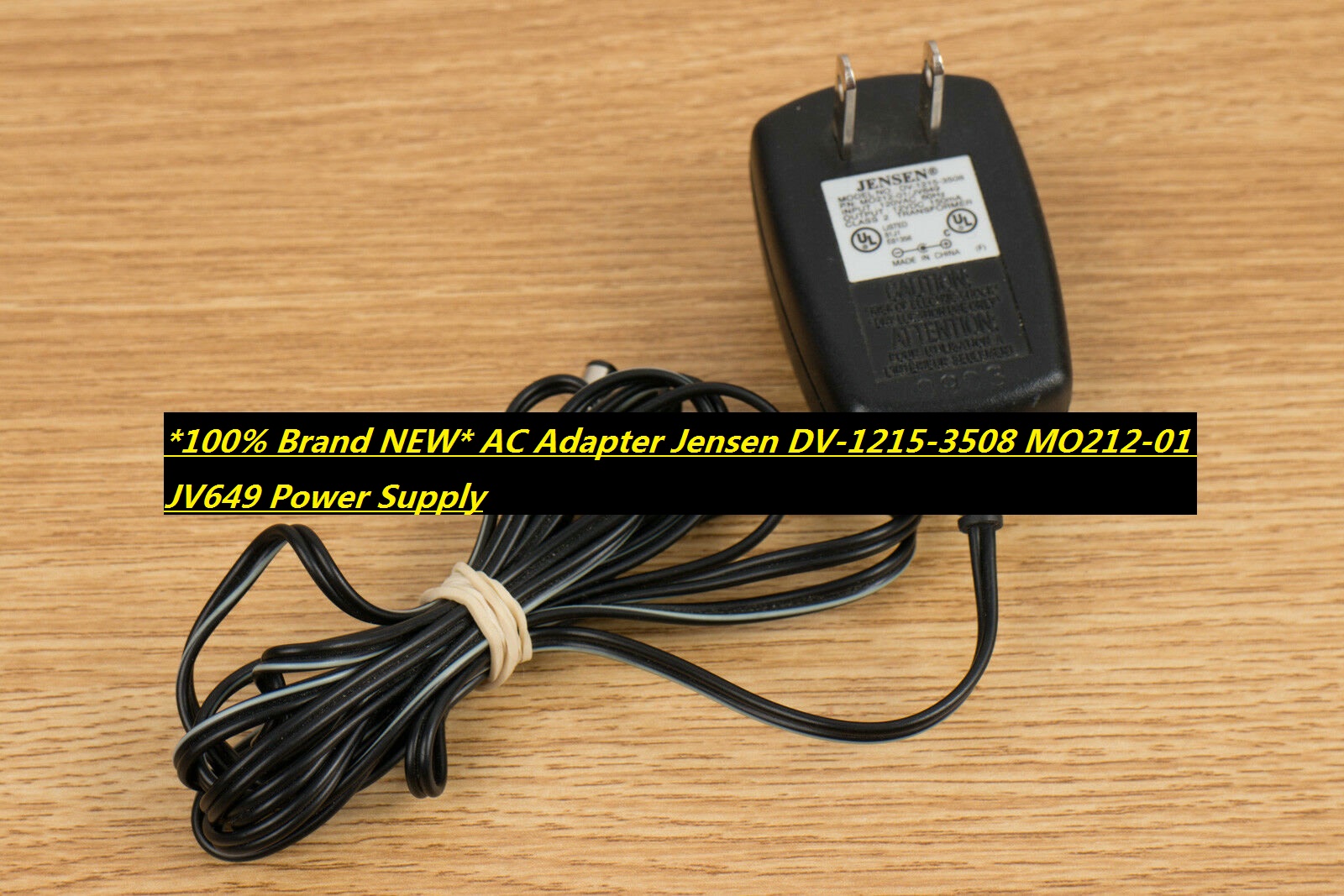 *100% Brand NEW* AC Adapter Jensen DV-1215-3508 MO212-01 JV649 Power Supply - Click Image to Close